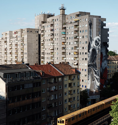 Urban city buildings